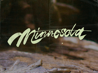 Minnesota cola pen film ink lettering messy pen photo photography script typography