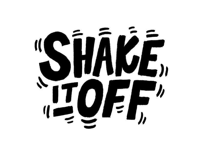 Shake It Off animation gif lettering shake