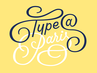 Type@Paris course glyphs lettering paris program script type typography