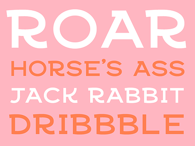 Jack Rabbit bar dribbble horse jack rabbit letters old school pub retro saloon typeface typography