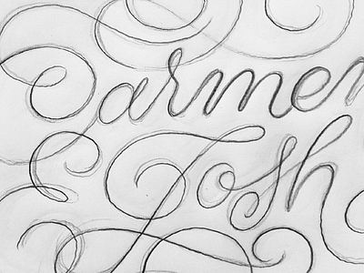 Wedding Lettering