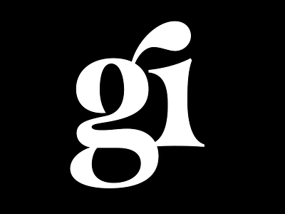 g_i lettering ligature type typeface typography