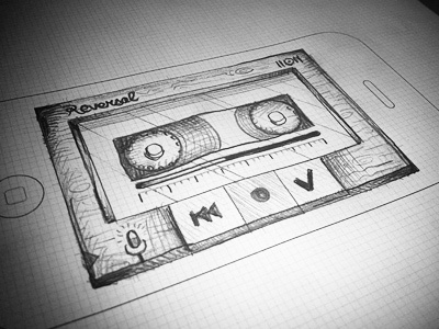Initial Sketches 2 app cassette initial sketches sketch tape