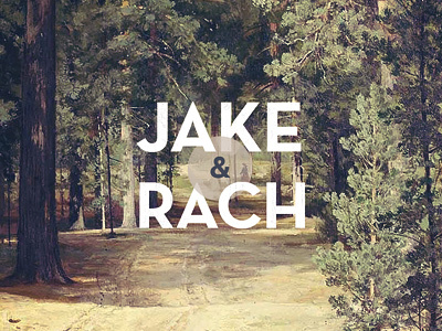 Jake & Rach album art cover ep forest ivan shishkin jake jake rach music painting rach trees