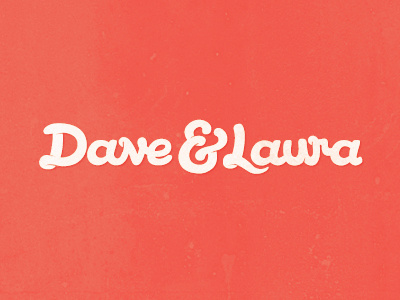 Engagement Logo dave dave laura engaged engagement invitation invite laura logo