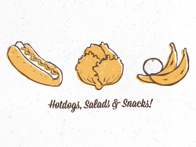 American Snacks! by Carina P on Dribbble