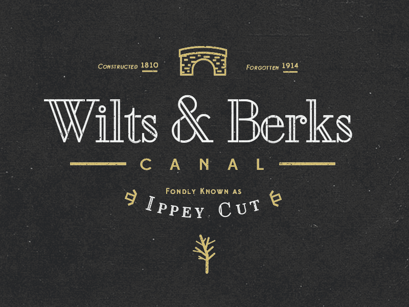 Wilts & Berks Canal bo diddlioni canal lettering rebound texture type typography wilts berks canal