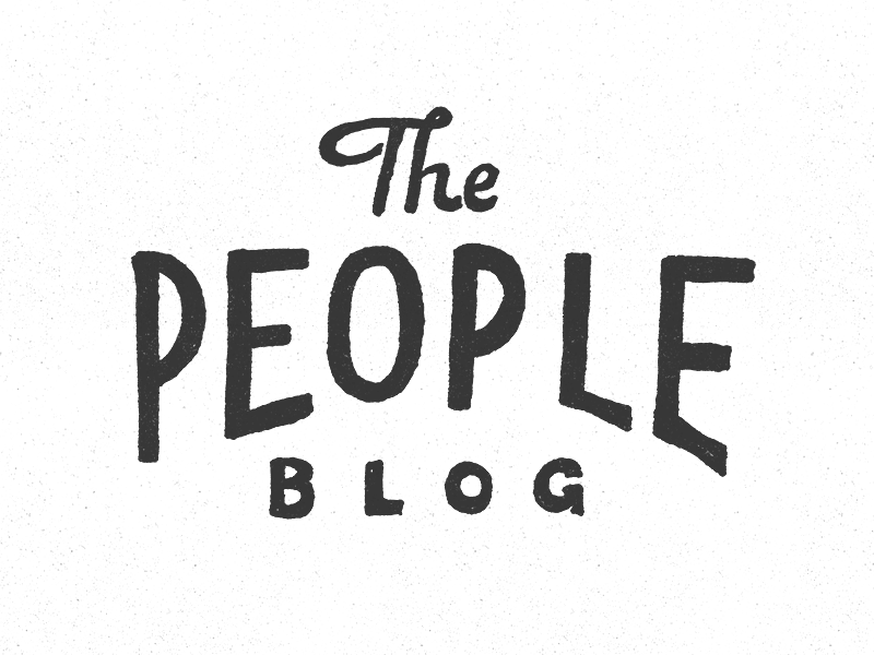 TPB - Logo [GIF] blog concept gif hand drawn hills lettering logo logotype mark people retro revision rough sun the people blog trees type typography