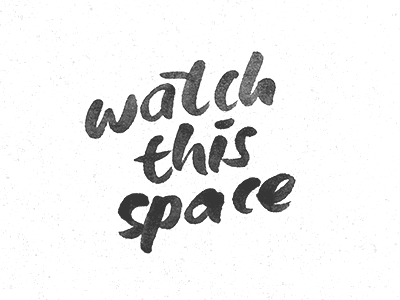 Watch This Space coffee history lettering texture travel type typography watch this space