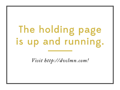 Holding page is up! [GIF] design holding holding page layout site typography website