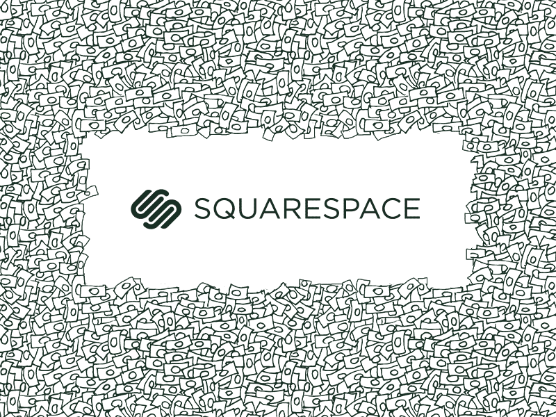 Squarespace Commerce [Not a GIF] cash commerce illustration logo money rebound squarespace