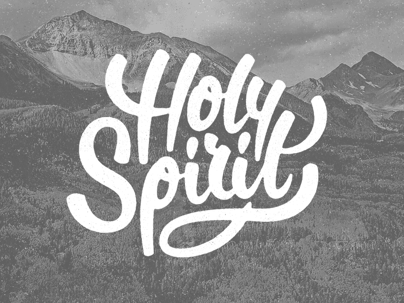 Holy Spirit - Fixed copic final fixed lettering marker photo texture type typography