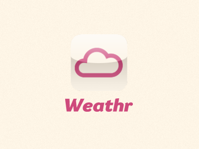 Weathr iPhone App app iphone weather weathr