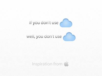 If you don't use CloudApp... apple cl.ly cloud cloudapp