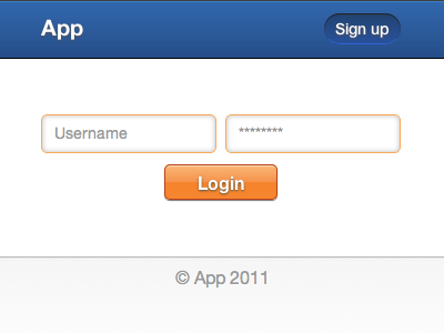 App app login web app