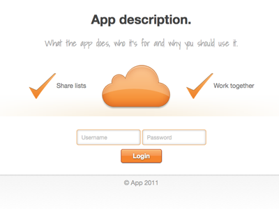 Todo list web app app cloud login todo web app