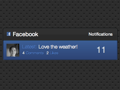 Facebook Ego Widget