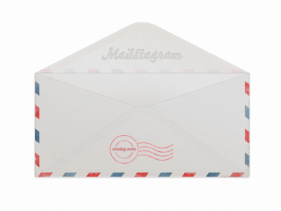 Envelope coming mail soon