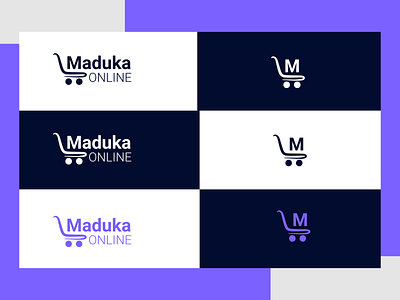 Maduka Online Logo Concept branding design icon logo minimal typography