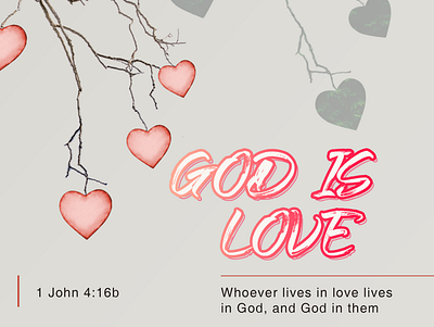 greater love than God? bible design flat love minimal verse