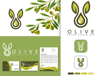 Olive Logo Design abstract brand design brand identity branding business logo company logo creative creative logo design graphic graphic design icon logo logo design logo folio logotype modern logo design vector