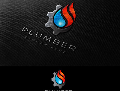 Plumber Logo Design abstract brand design brand identity business construction design fix graphic design handyman house icon logo logo design logotype maintenance plumber renovation service sign wrench