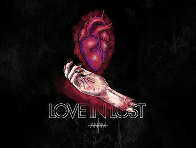 Love in Lost. design digital illustration digital painting digitalart drawing horror art illustration illustrator typography