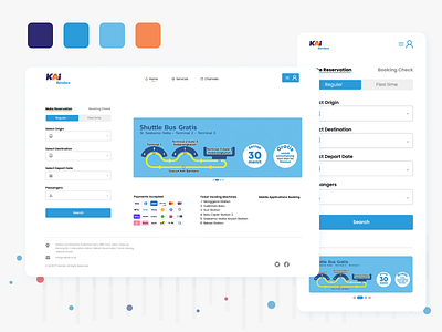 KAI Railink Ticket Booking Page - Redesign ui web design