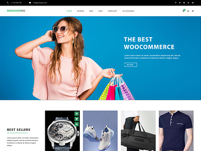 Ecommerce web page webpage design