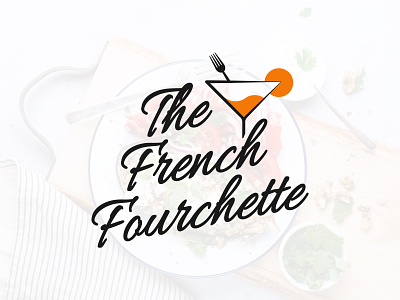 The French Fourchette branding design icon illustration illustrator logo typography vector