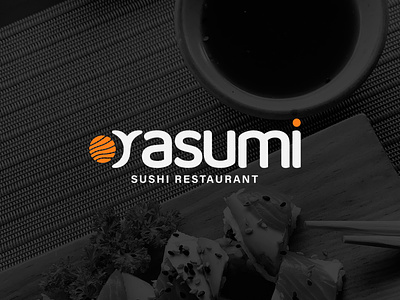 Oyasumi branding design icon illustration illustrator logo restaurant sushi sushi bar typography vector