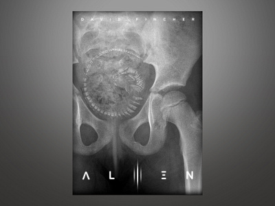 Alien³ alien alien3 davidfincher minimalist movie movie poster movieposter movies poster posterart posterdesign posters xray