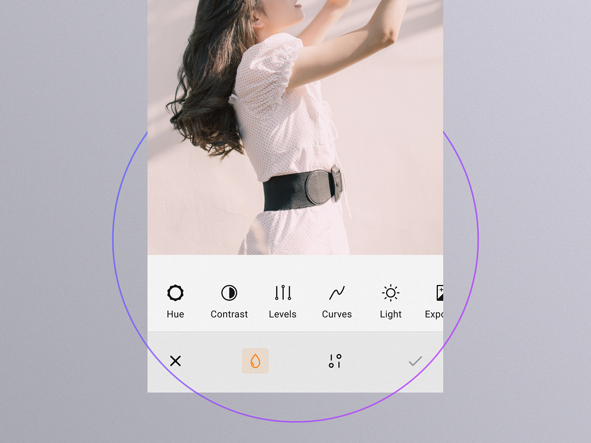 Photo Editing App Light Theme by Sina Nouri on Dribbble