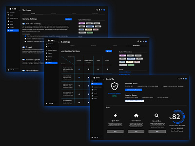 Setting design desktop figma graphic design illustration product ui ux