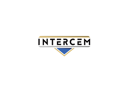 Intercem branding business cement construction corporate icon identity industry lettermark logo logo design logomark logotype monogram symbol
