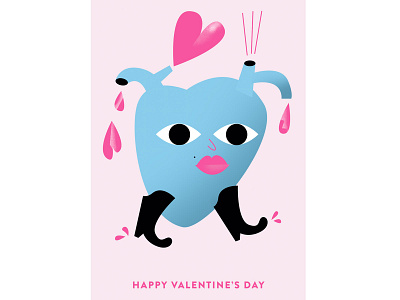 Happy Valentine's Day 14 february boots design happy valentines day heart illustration postcard vector