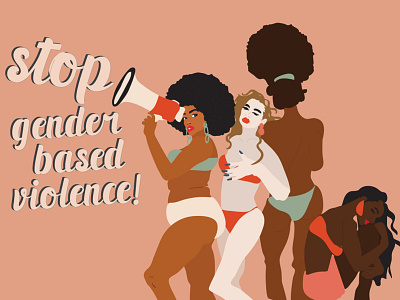 Gender based violence digitalillustration graphicdesign illustration southafrica