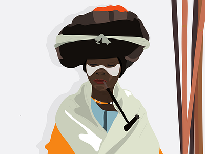 Xhosa women graphicdesign illustration southafrica traditionalart