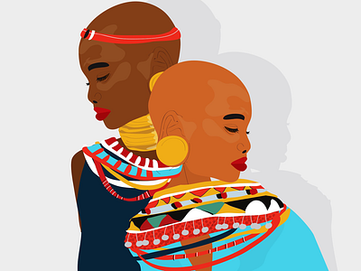 Exploring Africa graphicdesign illustration illustrator southafrica traditionalart