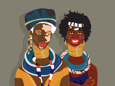 Ndebele Culture animation design graphicdesign illustration illustrator southafrica traditionalart vector