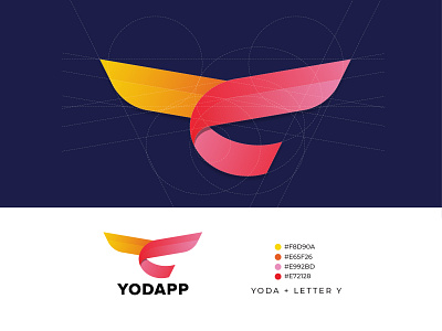 Yodapp logo design brand identity logo logo design logotype logotype design