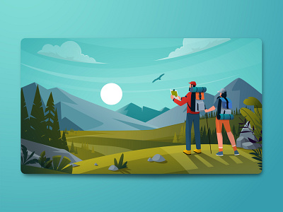 Landing Page Illustration