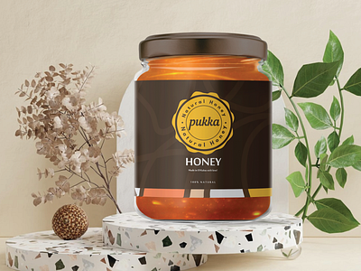 Pukka Honey brand design branding label design package design visual identity