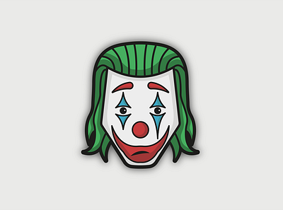 PUT ON a HAPPY FACE colour design graphicdesign graphics icon illustration joker joker movie vector