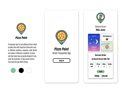 Pizza Point 🍕 app app design brand brand design brand identity branding colour design graphicdesign graphics icon illustration logo pizza ui userinterface ux vector