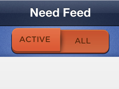 Feed Buttons app iphone mobile ui user interface