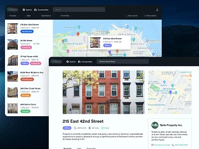 Web - Real Estate Properties freelance realestate ui user experience user interface ux web