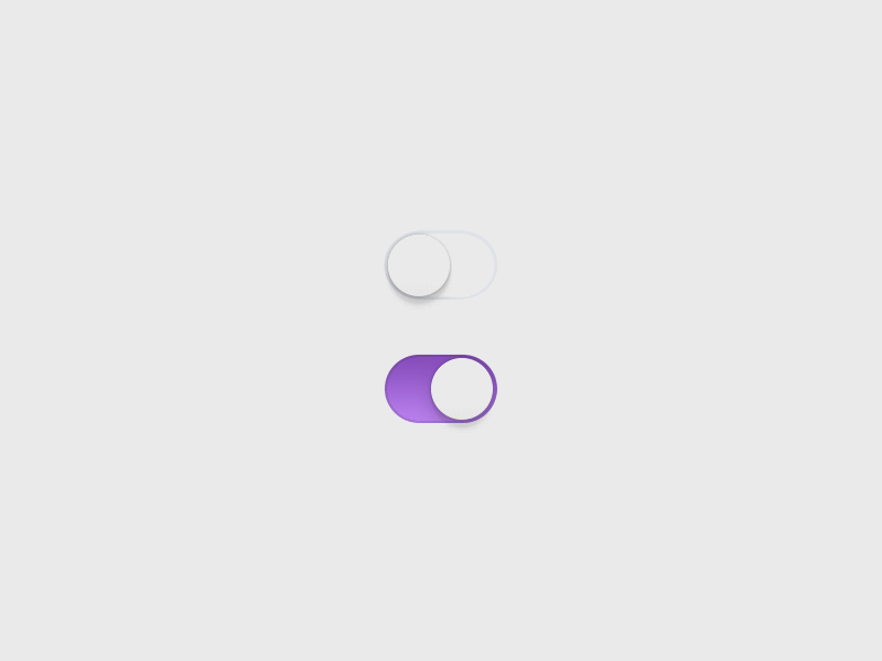 Switches - iPhone UI animated switch toggle ui user interface
