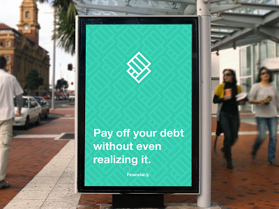 Pay Off Debt - Signage advertisement brand branding identity marketing signage