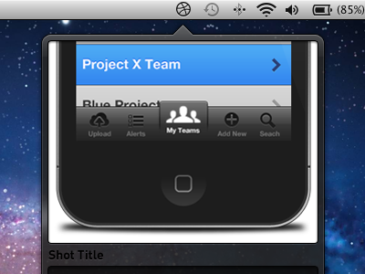 Dribbb-it for Mac dark dribbble lion mac app native os x photoshop ui user interface